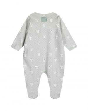 Cotton romber for premature baby-girl, with buttons for easy opening. Made up to 18 months