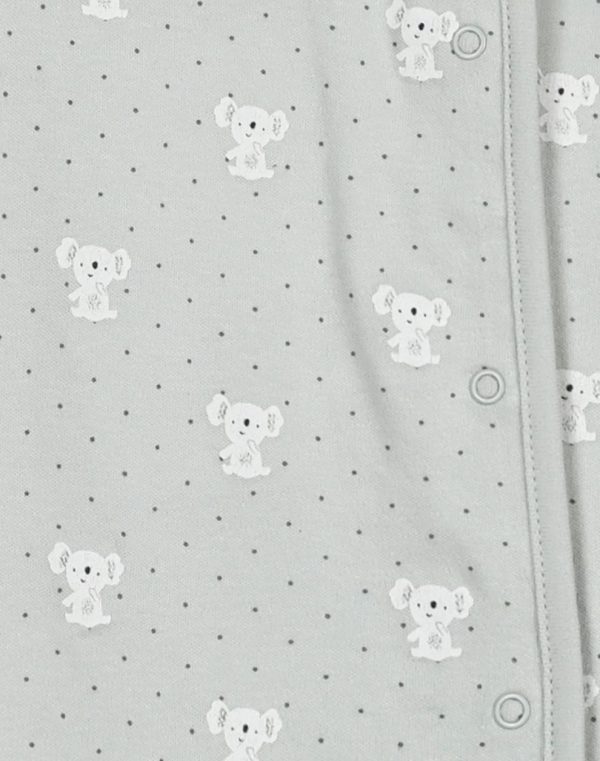 Cotton romber for premature baby-girl, with buttons for easy opening. Made up to 18 months