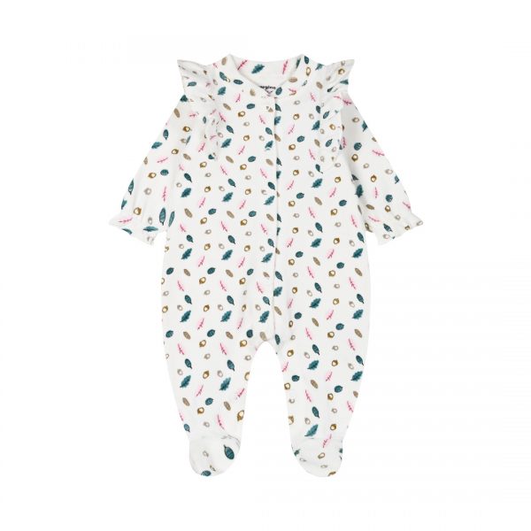 Baby printed romper for girls (0 - 15 months)