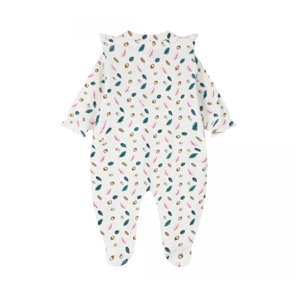 Baby printed romper for girls (0 - 15 months)