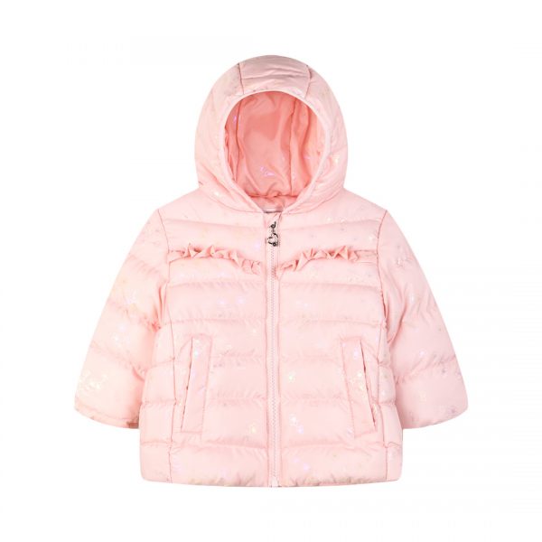 Baby quilted coat for girls (6 months - 3 years)