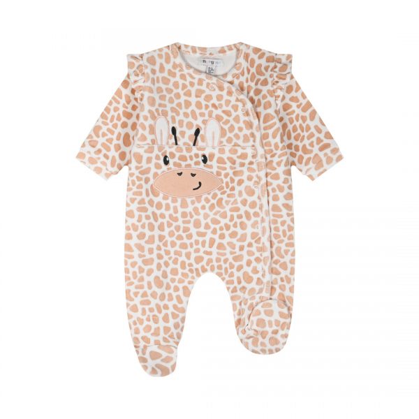 Baby velvet romper for girls (0 - 15 months)