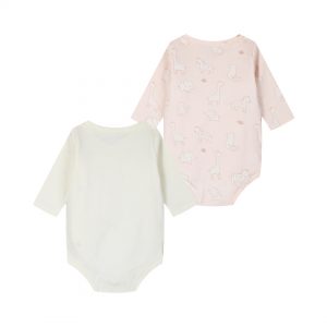 Baby set of 2 rompers for baby girls (0 - 15 months)