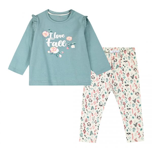 Baby set of shirt with leggings for girls (6 - 18 months)