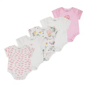 Energiers 5pcs romper for baby girls (0 -18 months)