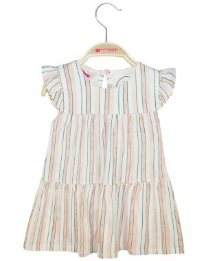 Striped dress for baby girls (3 - 18 months)