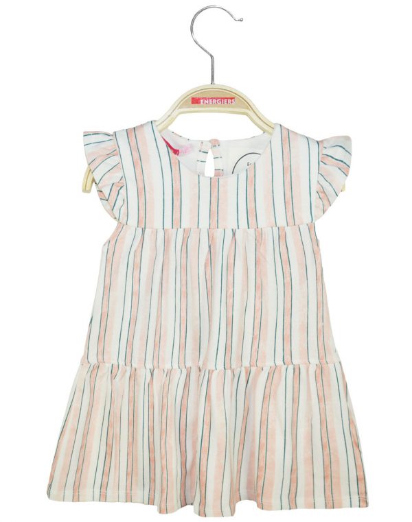 Striped dress for baby girls (3 - 18 months)