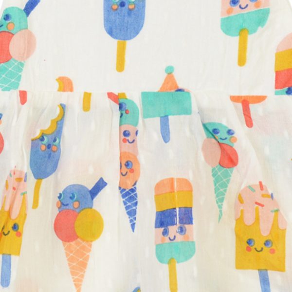 Dress allover print ice creams