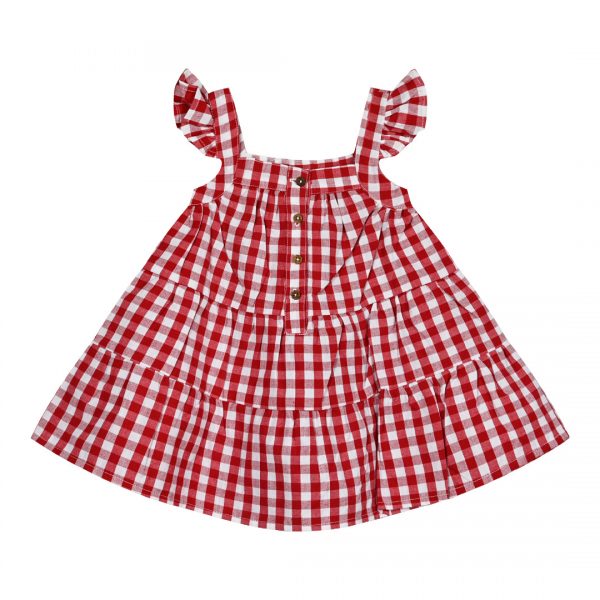 Baby girl΄s checkered dress (0-18 months)