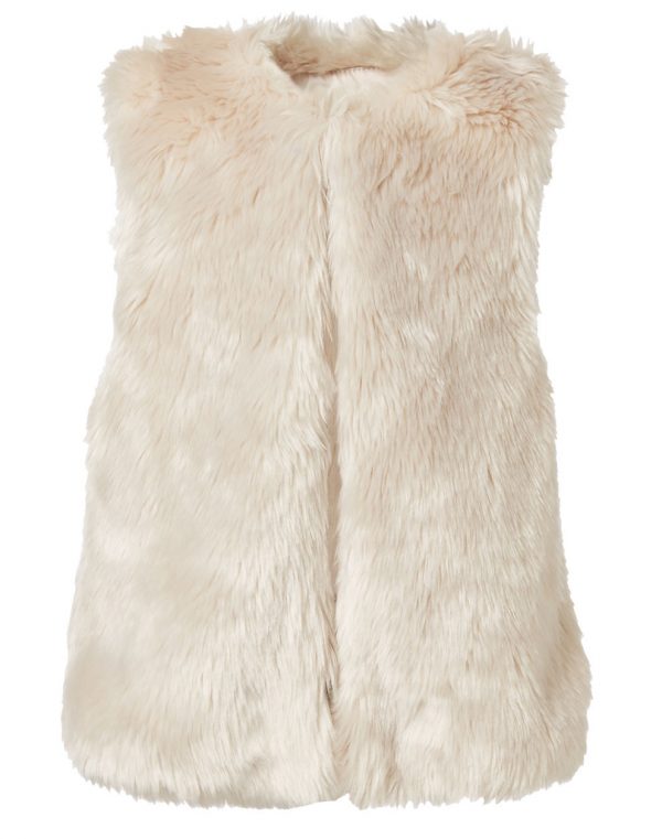 Vest fake fur