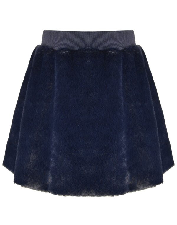 Fake fur skirt