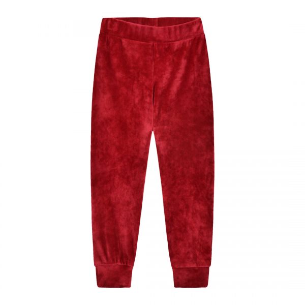 Velour tracksuit pants