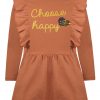 Fleece dress for girls