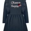 Fleece dress for girls