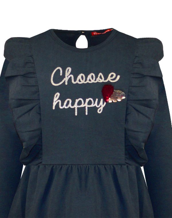 Fleece dress for girls