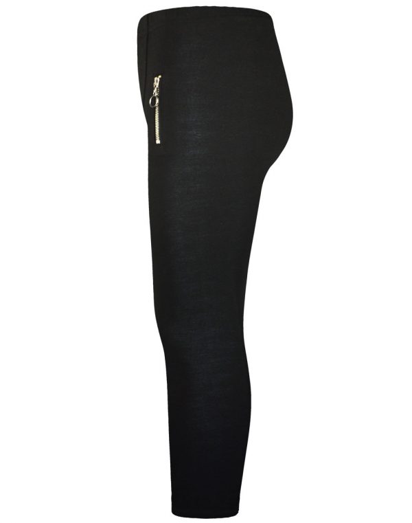 Leggings with zippers