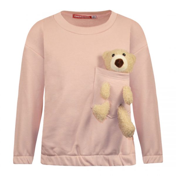 Sweatshirt with teddy bear