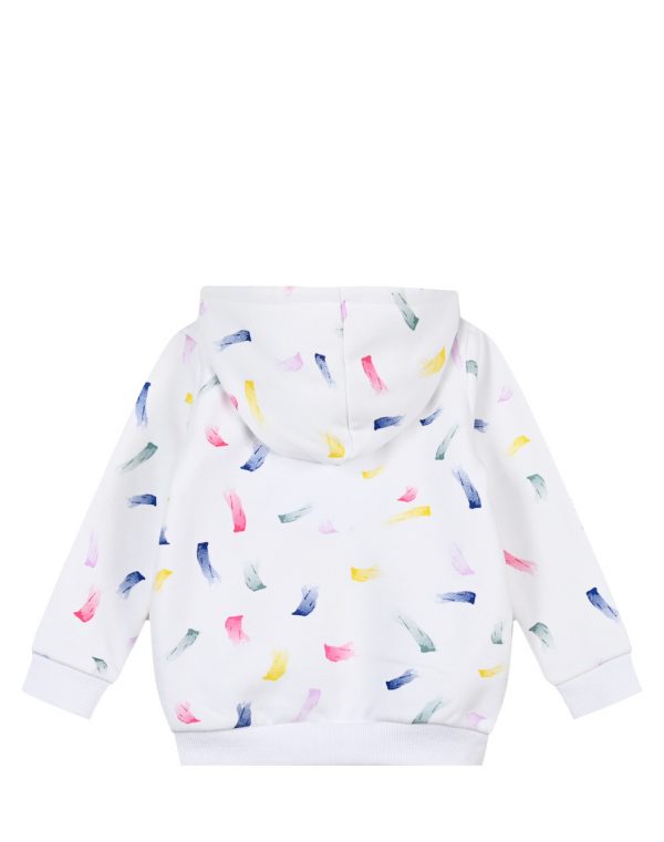 Girl΄s all over print fleece jacket