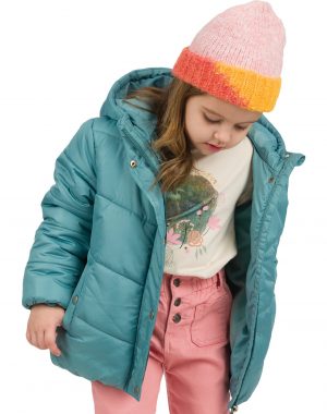 Girl΄s puffer jacket with hood