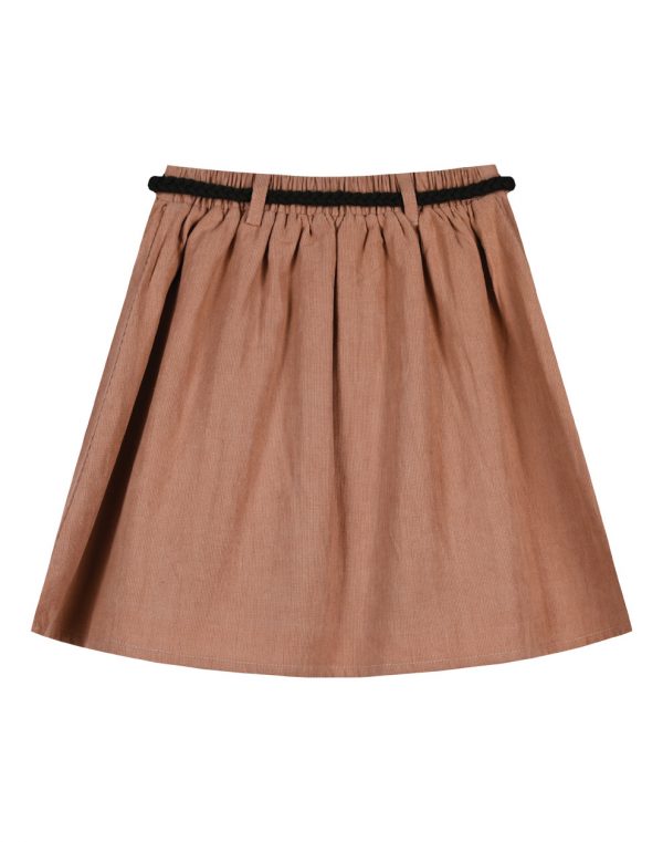 Girl΄s corduroy skirt with belt