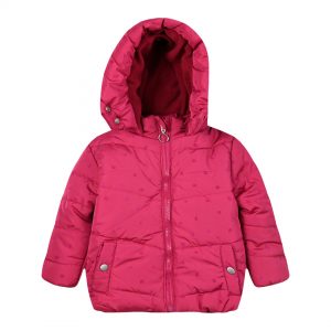 Girl΄s puffer jacket with hood