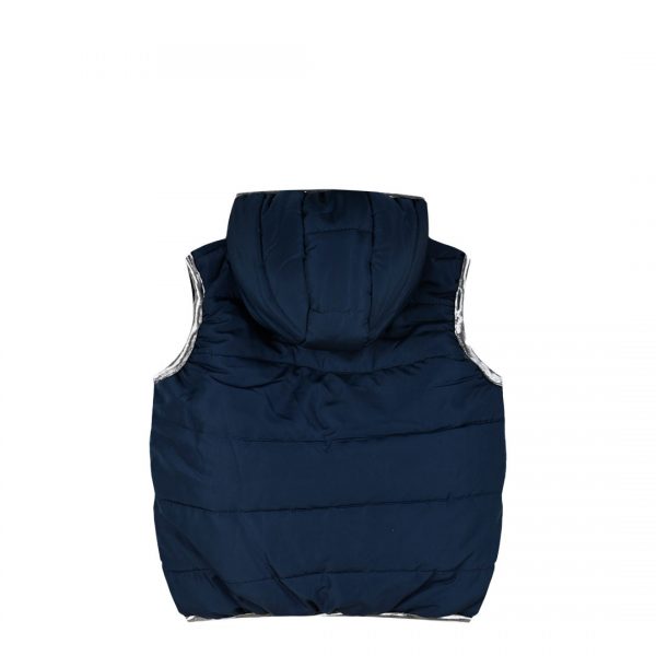 Girl΄s doublefaced puffer vest jacket