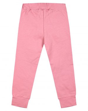 Girl΄s elastic,fleece pants with lurex