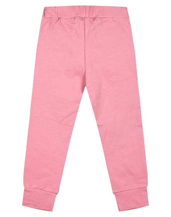 Girl΄s elastic,fleece pants with lurex