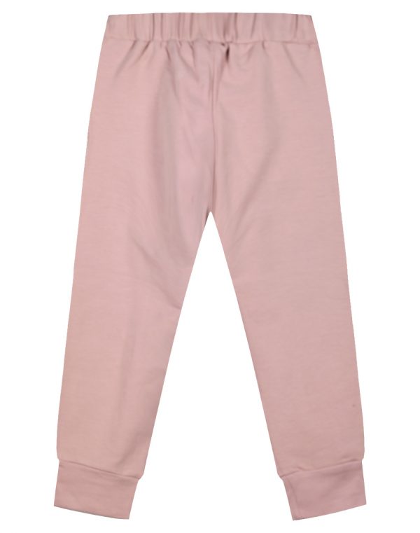 Girl΄s elastic,fleece pants with lurex