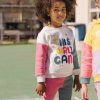 Girl΄s block colour fleece set