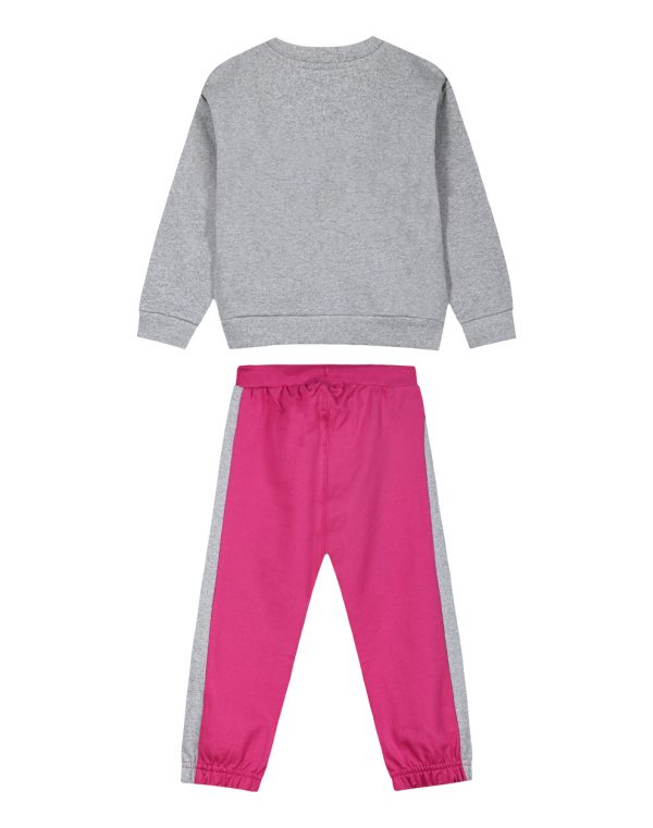 Energiers cotton sweatshirt set with print for girls