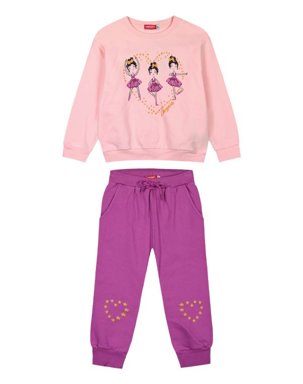 2-piece set for girls with  print