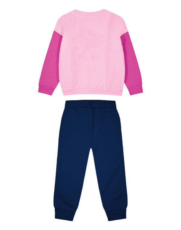 Energiers cotton sweatshirt set with print for girls