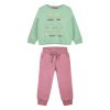 Energiers cotton sweatshirt set with print for girls