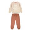 Energiers cotton sweatshirt set with print for girls