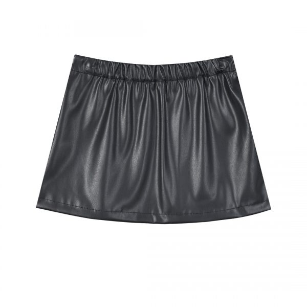 Faux leather skirt for girls