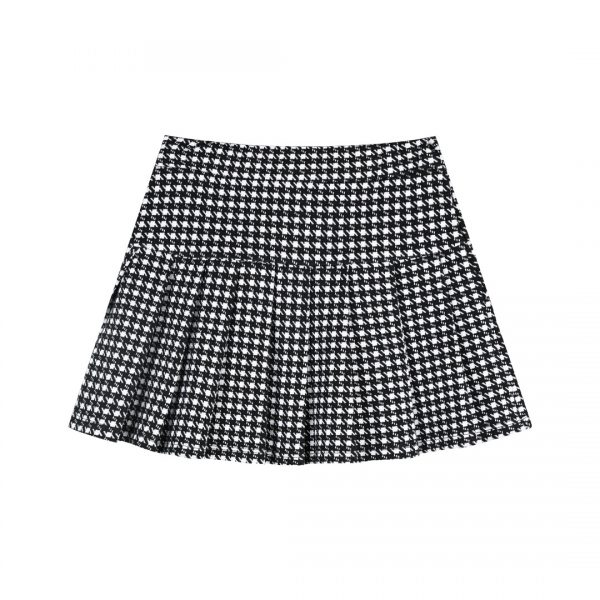 Checkered skirt for girls