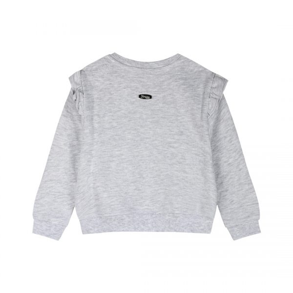 Fleecce sweater with sequins for girls