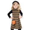 Set turtleneck with pinafore for girls