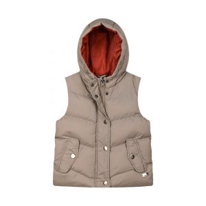 Sleeveless vest jacket for girls