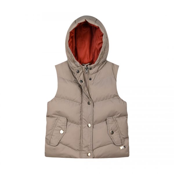 Sleeveless vest jacket for girls