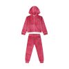 Velvet tracksuit set for girls