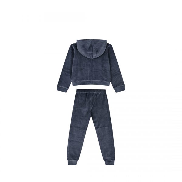 Velvet tracksuit set for girls