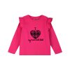 Jersey shirt with embroidery for girls