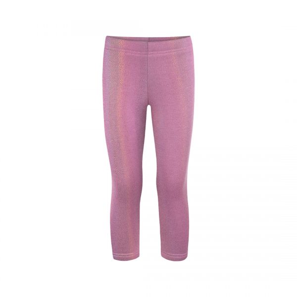 Thermal leggings with glitter for girls