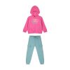 Fleece tracksuit set with print for girls