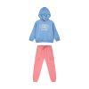 Fleece tracksuit set with print for girls