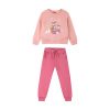 Fleece tracksuit set with print for girls