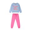 Fleece tracksuit set with print for girls