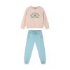 Fleece tracksuit set with print for girls